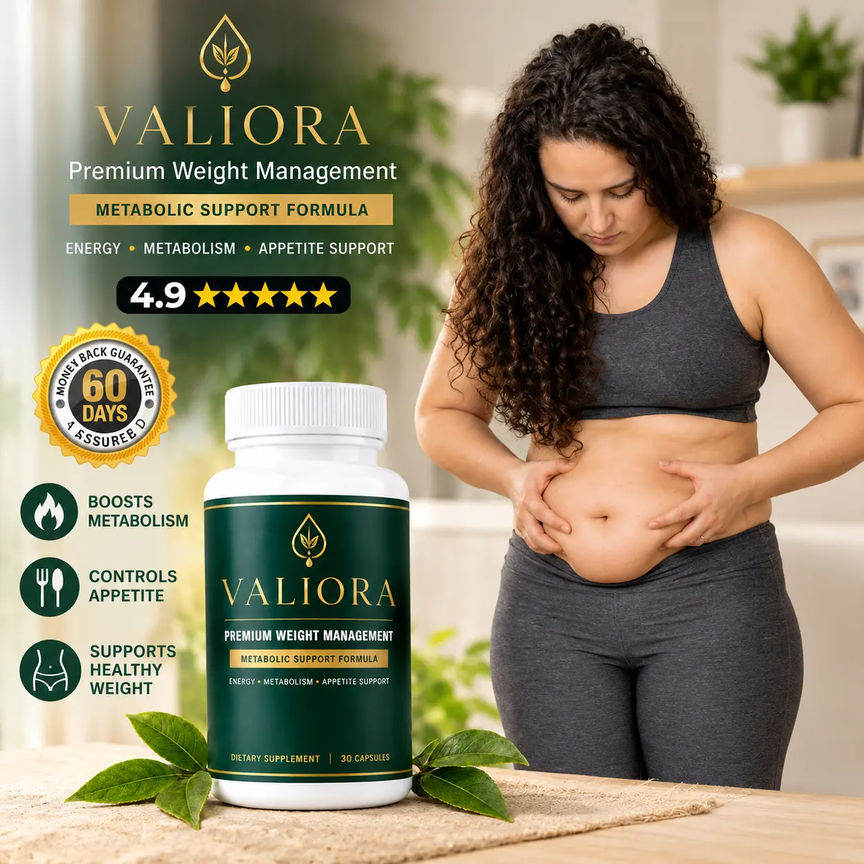 Valiora Daily Metabolism and Weight Management Support